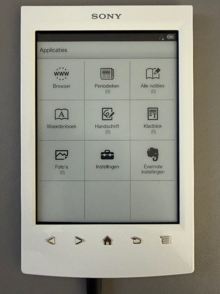 Sony PRS-T2 e-reader wit, Computers en Software, Gebruikt, Ophalen of Verzenden, 4 GB of minder, Sony