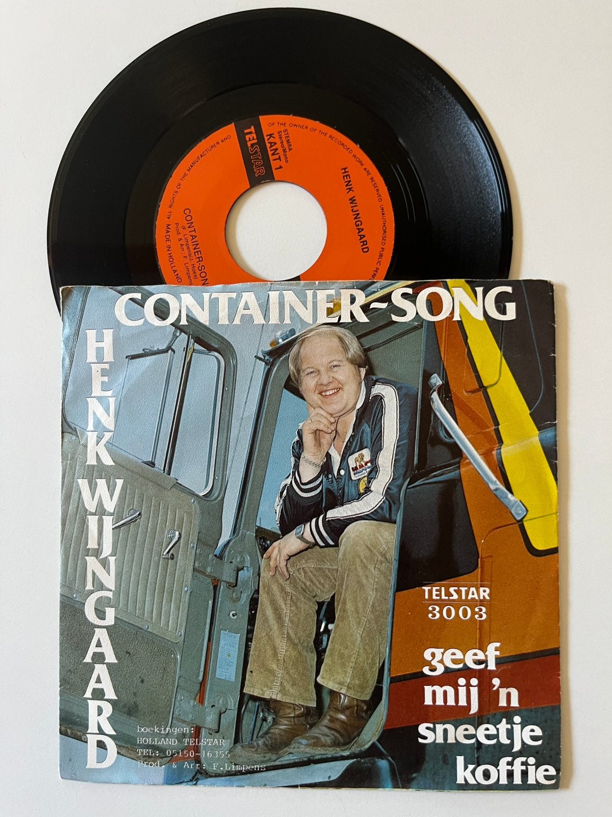 Henk Wijngaard “ Container song “, Ophalen of Verzenden, Zo goed als nieuw, Overige formaten, Levenslied of Smartlap