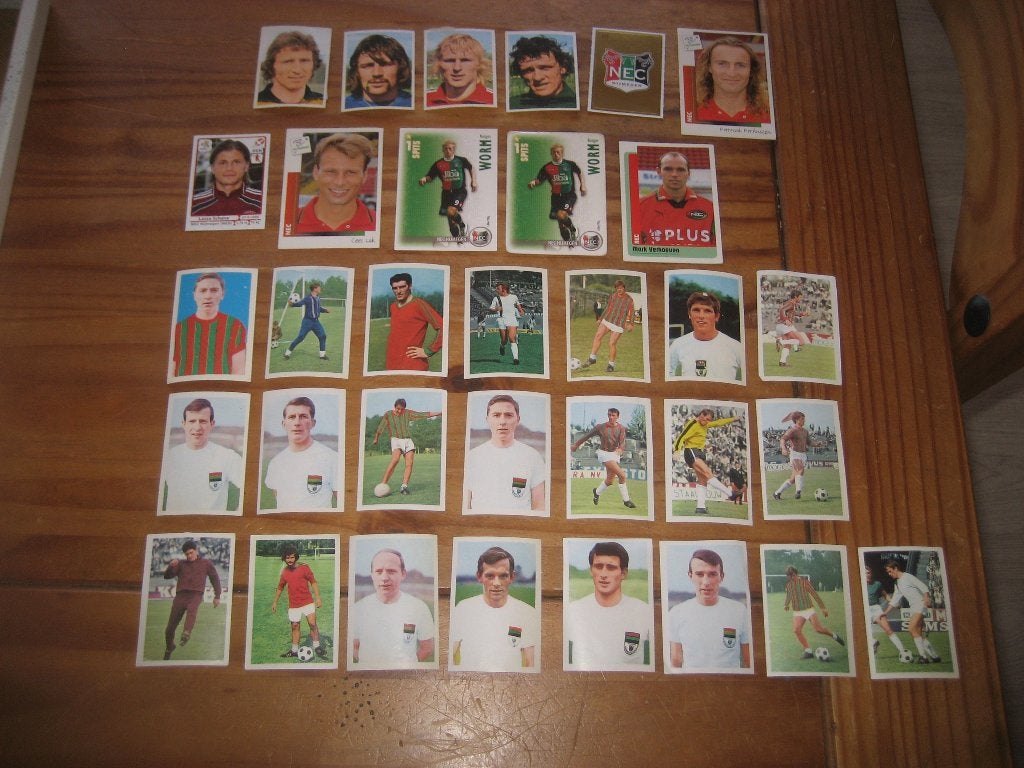 nec voetbal plaatjes, Hobby en Vrije tijd, Ophalen of Verzenden, Gebruikt, Meerdere plaatjes