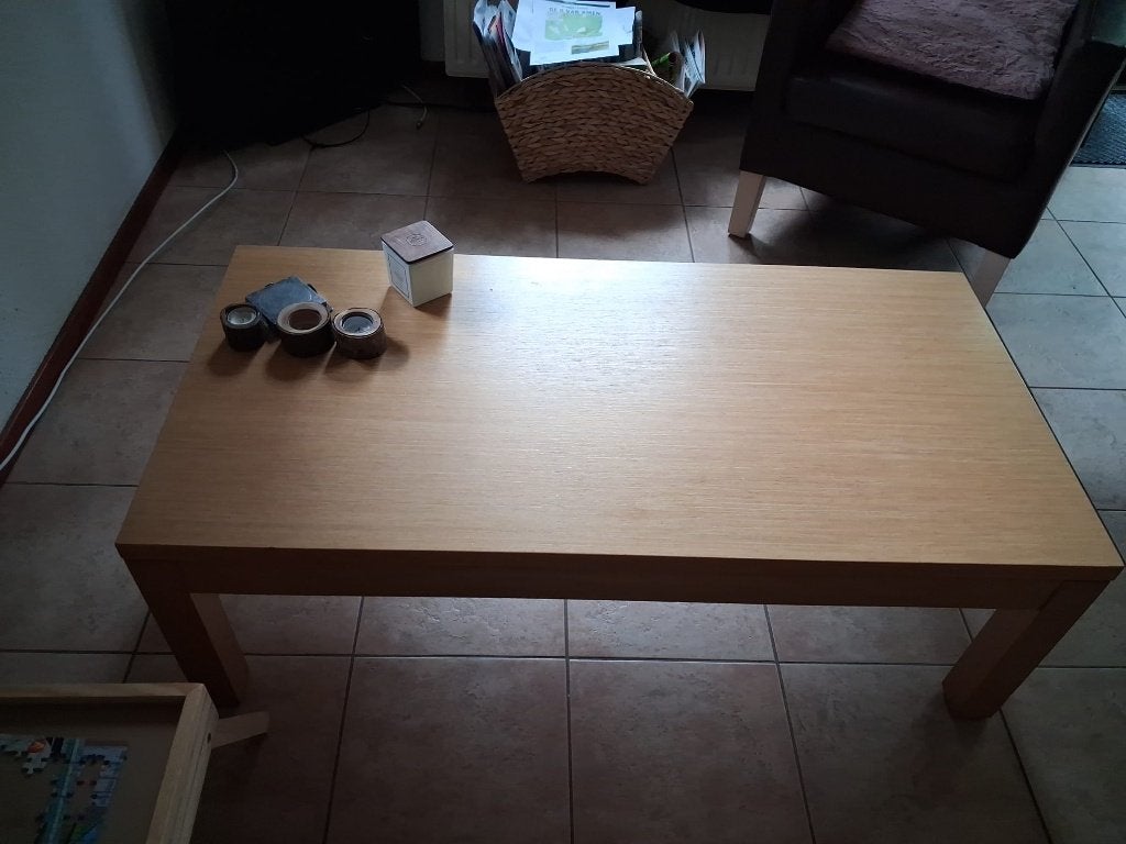 Salontafel, Ophalen, Gebruikt, Overige houtsoorten, 100 tot 150 cm