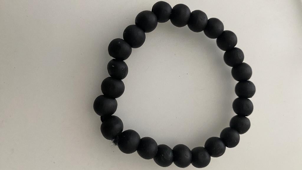 armband, Ophalen of Verzenden, Nieuw, Zwart, Overige materialen