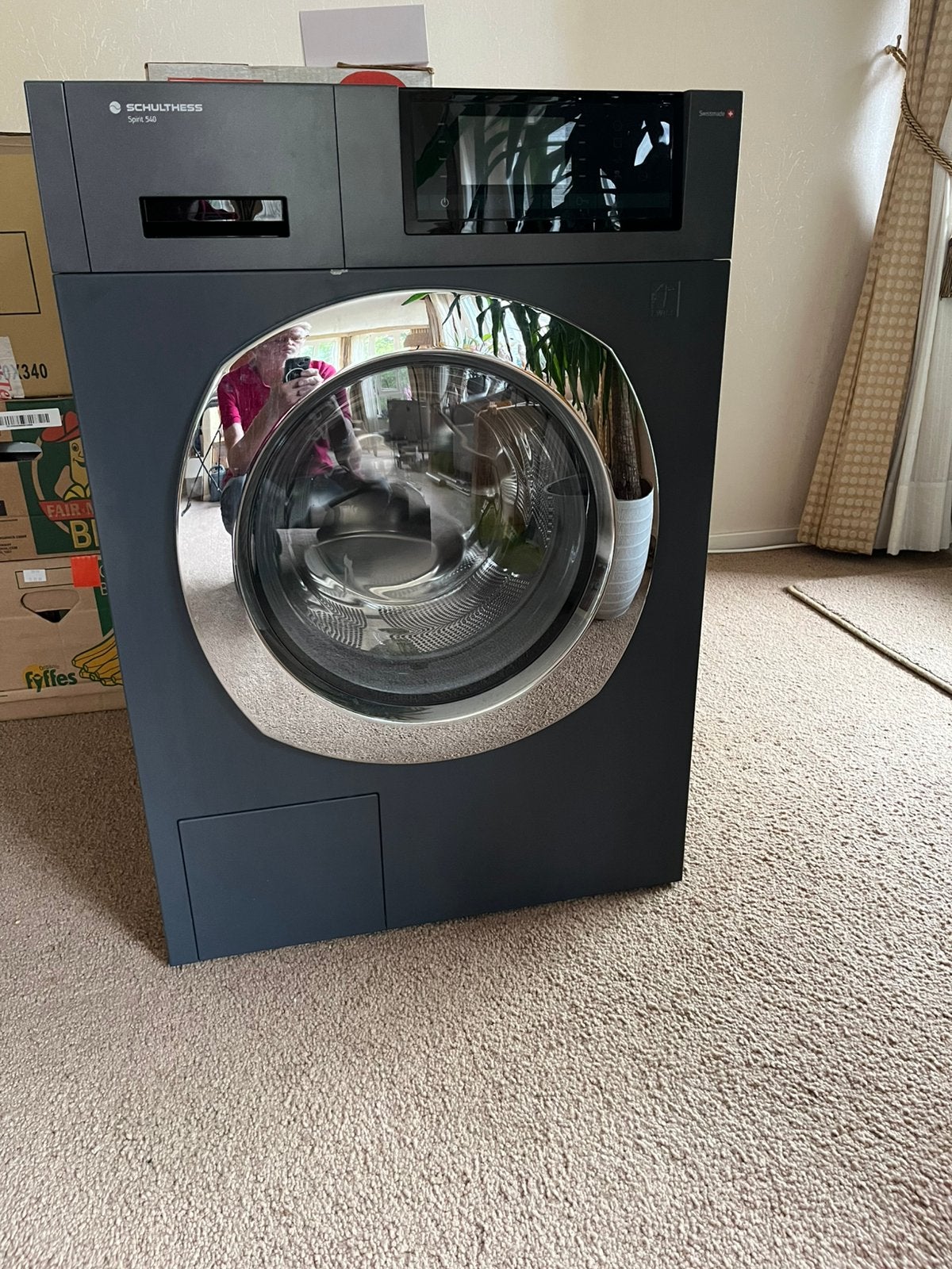 Schulthess Spirit 540 // storing, Ophalen, Gebruikt, 8 tot 10 kg, 1600 toeren of meer