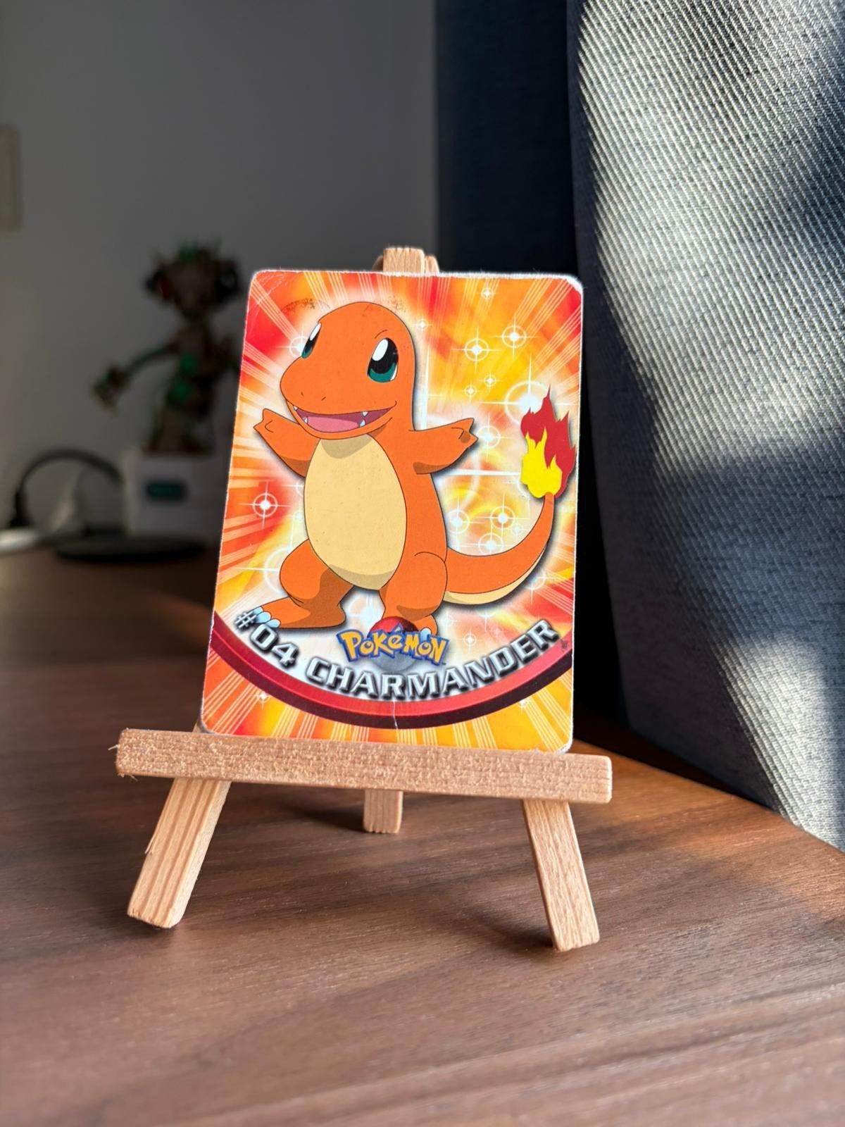 Pokemon TV Topps 1999 #04 Charmander Kaart, Ophalen of Verzenden, Zo goed als nieuw