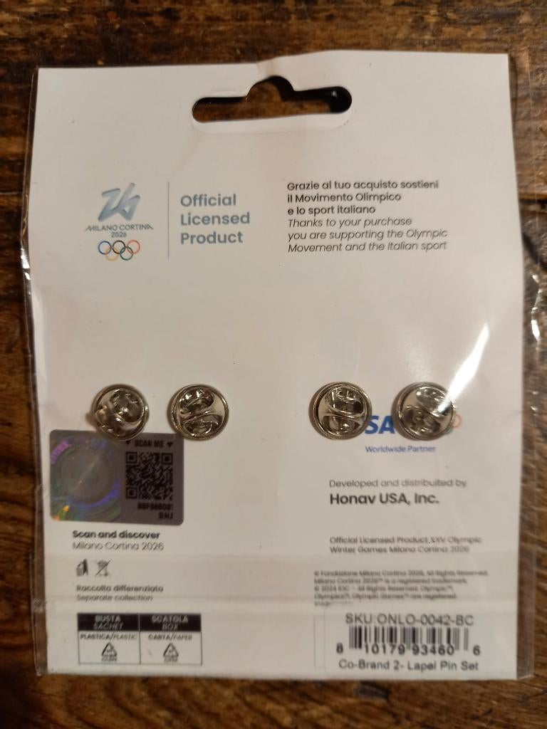 Pins Olympisch Spelen 2026, Ophalen of Verzenden