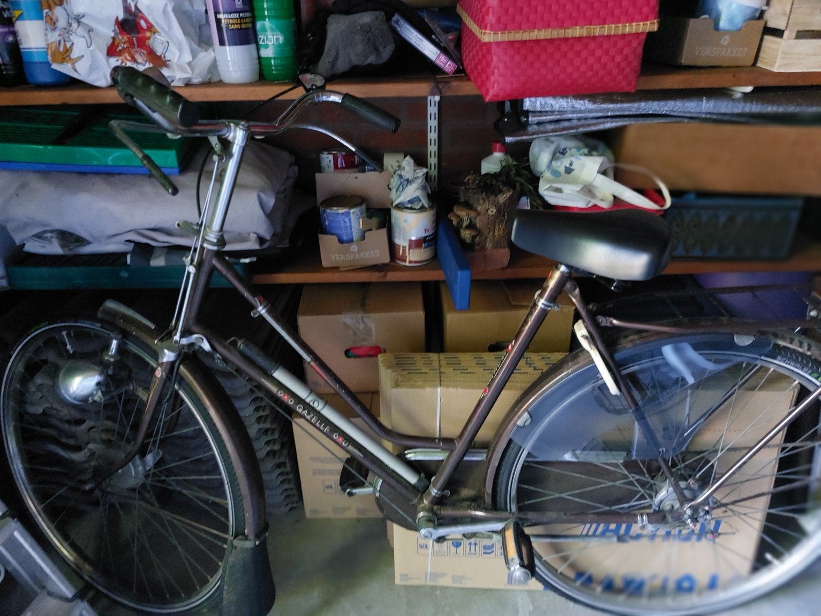 gazelle fiets, Ophalen, Gazelle