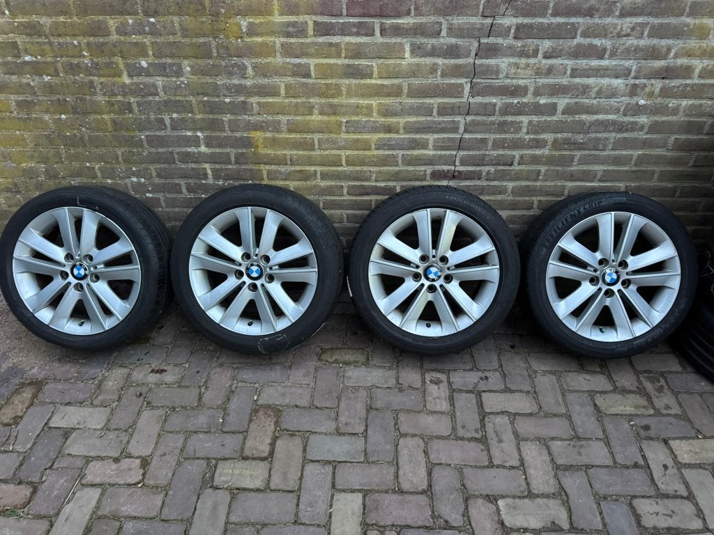 Originele BMW 1serie wielen 17 inch, Auto-onderdelen, Banden en Velgen, Ophalen, Gebruikt, Banden en Velgen, 17 inch