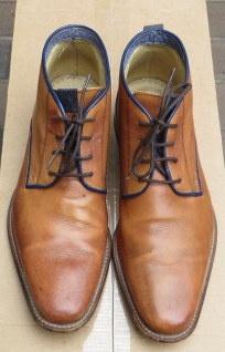 Heren schoenen boots maat 44 leer W Lester prima staat, W .Lester, Overige kleuren, Boots, Ophalen of Verzenden
