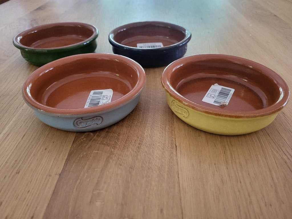 Nieuw! 4x tappasschaaltjes, 12 cm, Overige typen, Nieuw, Ophalen of Verzenden, Meerkleurig