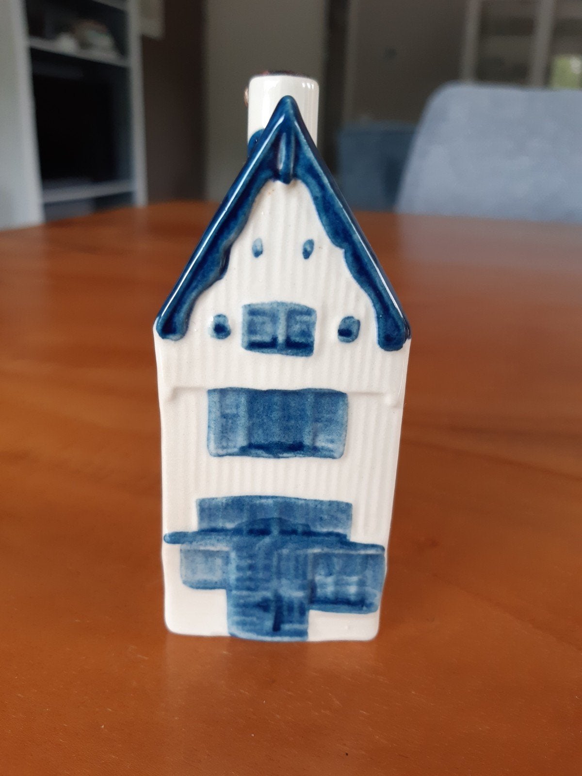 Klm/Rynbende huisje nr 6 Het Houtenhuis met 4 regel tekst, Verzamelen, KLM Huisjes, Ophalen of Verzenden, Gebruikt