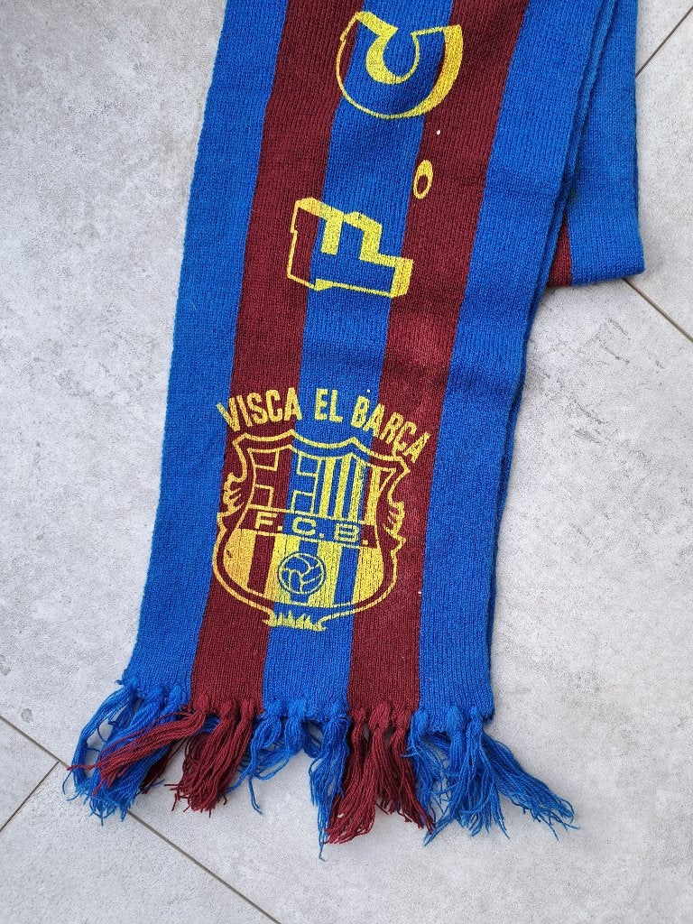 sjaal FC Barcelona, Ophalen of Verzenden, Zo goed als nieuw, Buitenlandse clubs, Vaantje of Sjaal