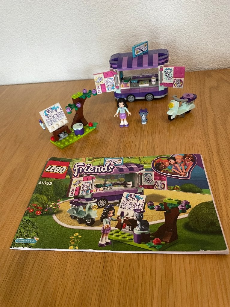 Lego Friends Emma's kunstkraam (41332), Lego, Friends, Ophalen of Verzenden, Zo goed als nieuw