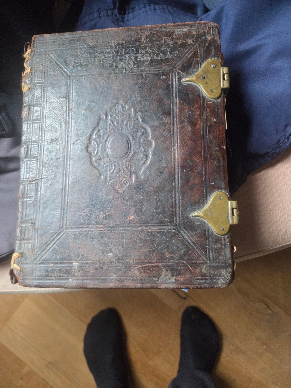 antieke bijbel, Antiek en Kunst, Antiek | Boeken en Bijbels, Ophalen of Verzenden