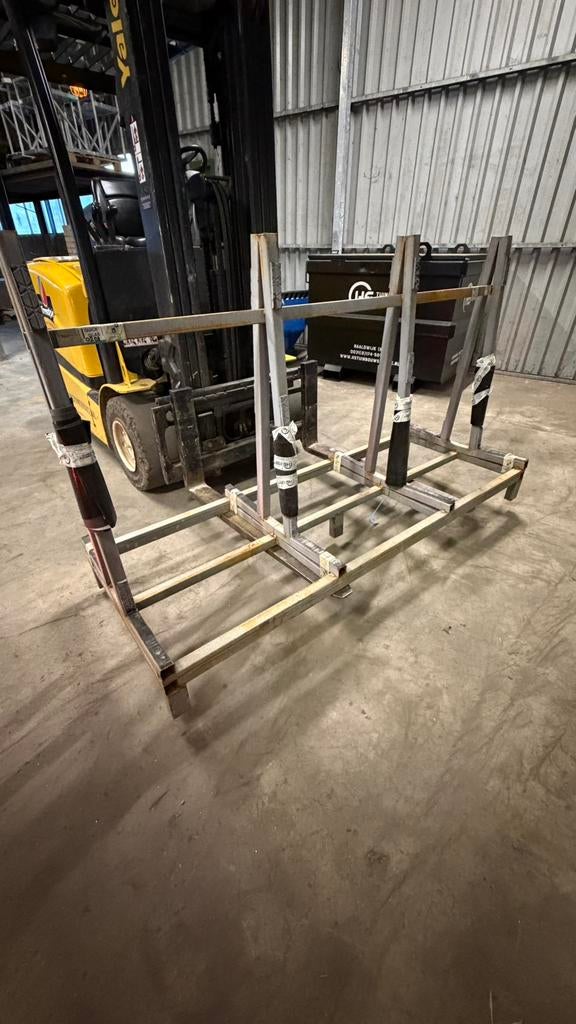 Glasbok staal 200x100cm, Ophalen, Gebruikt, 80 tot 120 cm, Overige typen
