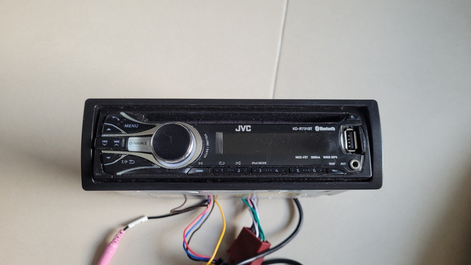 JVC KD-R731BT bluetooth autoradio CD-/MP3-speler, Ophalen, Zo goed als nieuw