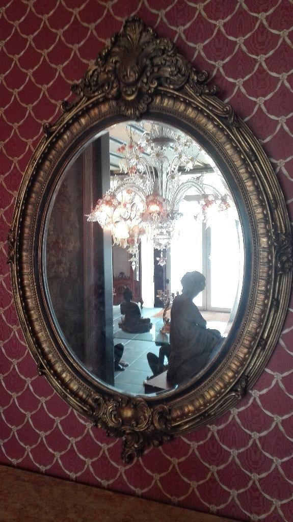vergulde spiegel louis xv stijl, Verzenden, Overige vormen