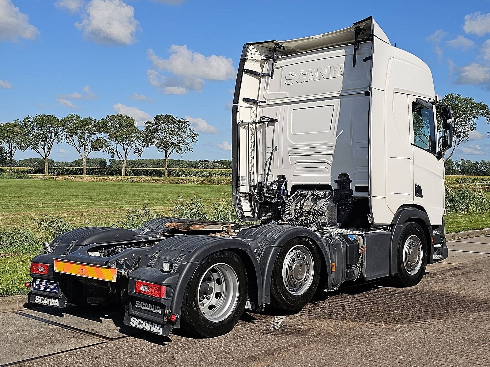SCANIA R500 6x2/4 lb mega ret, Automaat, Euro 6, Scania, Wit