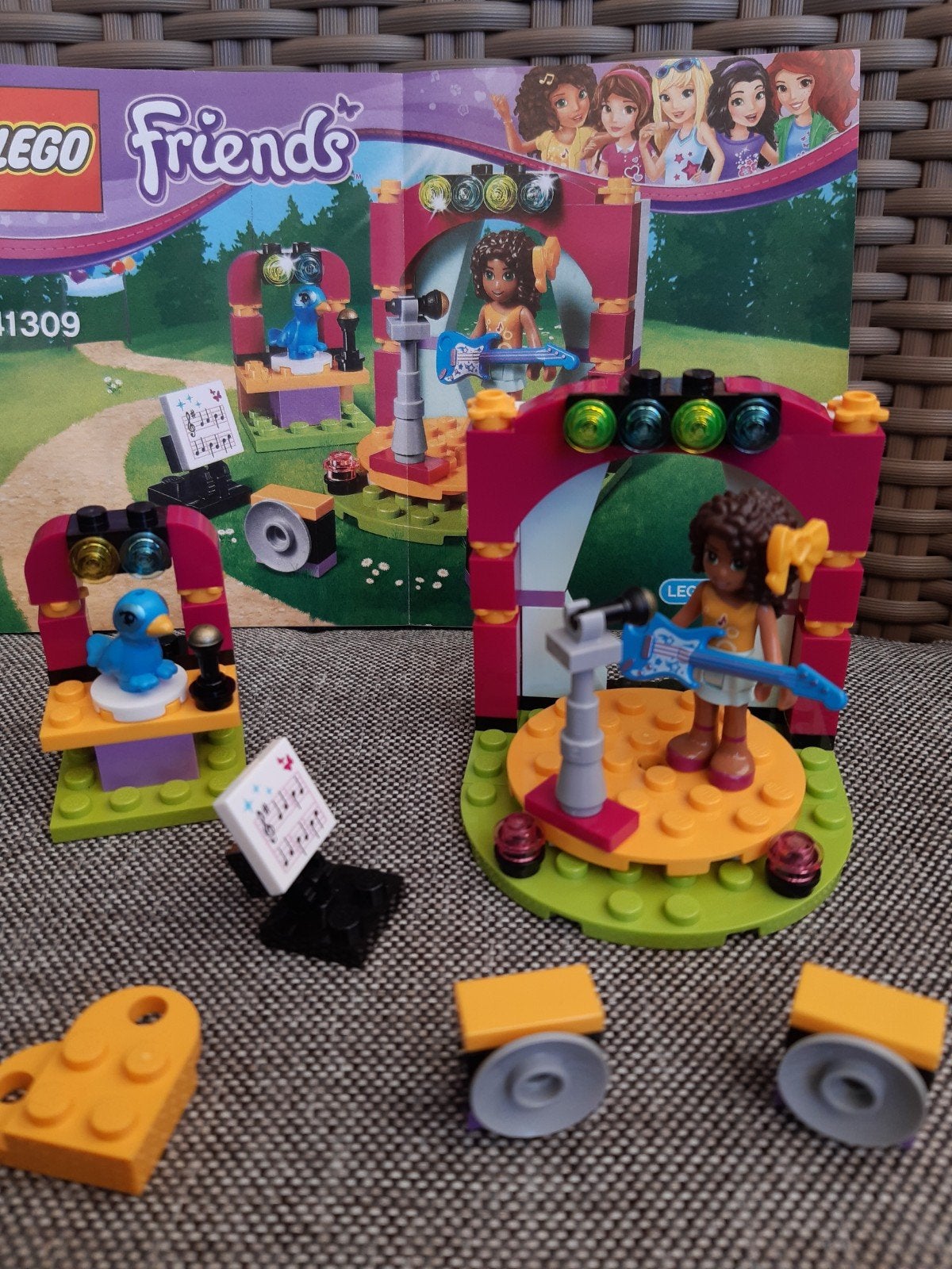 Lego Friends Andrea's muzikale duet 

In zeer nette sta, Ophalen of Verzenden, Zo goed als nieuw, Complete set, Lego