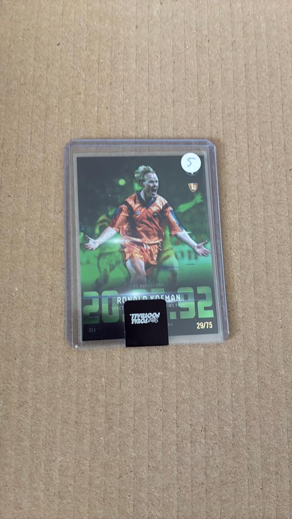 Topps total football ronald koeman, Ophalen of Verzenden, Zo goed als nieuw, Plaatje