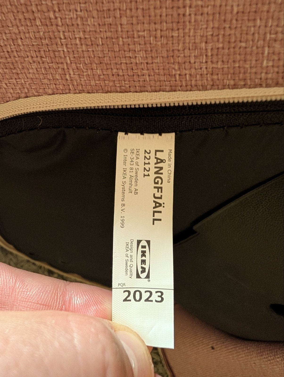 IKEA LÅNGFJÄLL Bureaustoel - Roze/Wit, Huis en Inrichting, Ophalen, Gebruikt, Roze, Bureaustoel