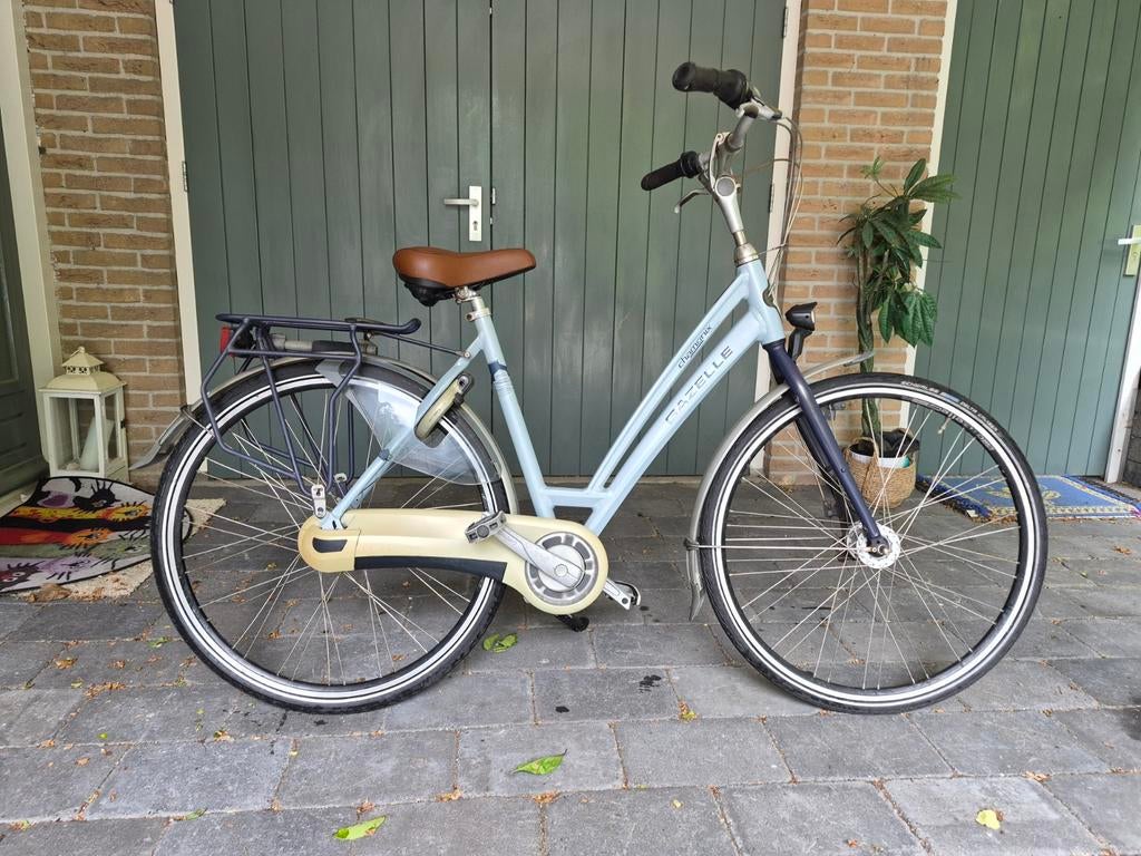 Gazelle Chamonix C7 (D53) - Nette en comfortabele stadsfiets, Fietsen en Brommers, Fietsen | Dames | Damesfietsen, Velgrem, Versnellingen