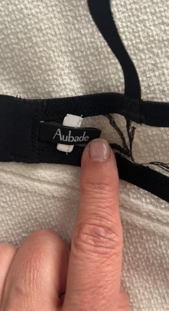 Aubade Lingerie Set Zwart Kant Maat L, Verzenden, Zwart, Setje