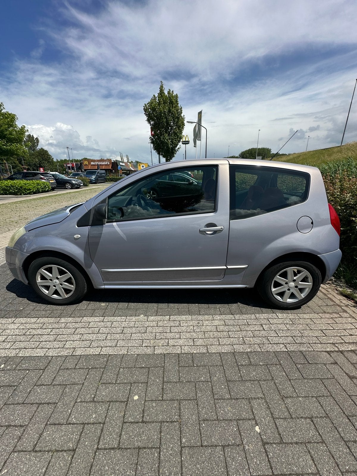 Citroën C2 1.4 I Semi-automaat Sensodrive 2003 Grijs/violet, Auto's, Citroën, Particulier, C2, Benzine, B, Hatchback, Automaat