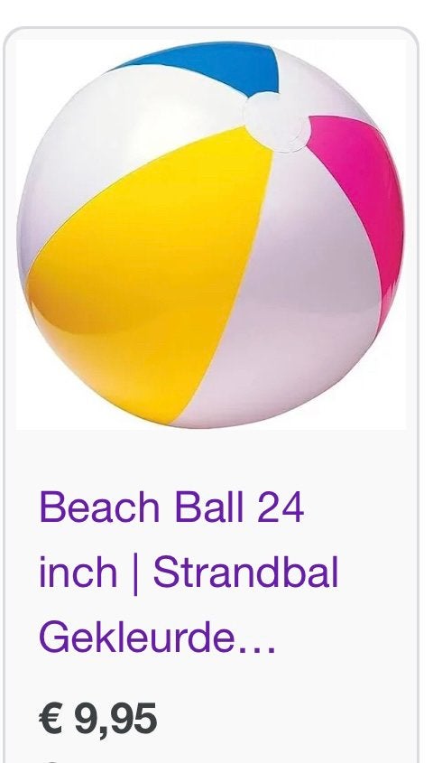 OPBLAASBARE STRANDBAL, Ophalen of Verzenden, Nieuw