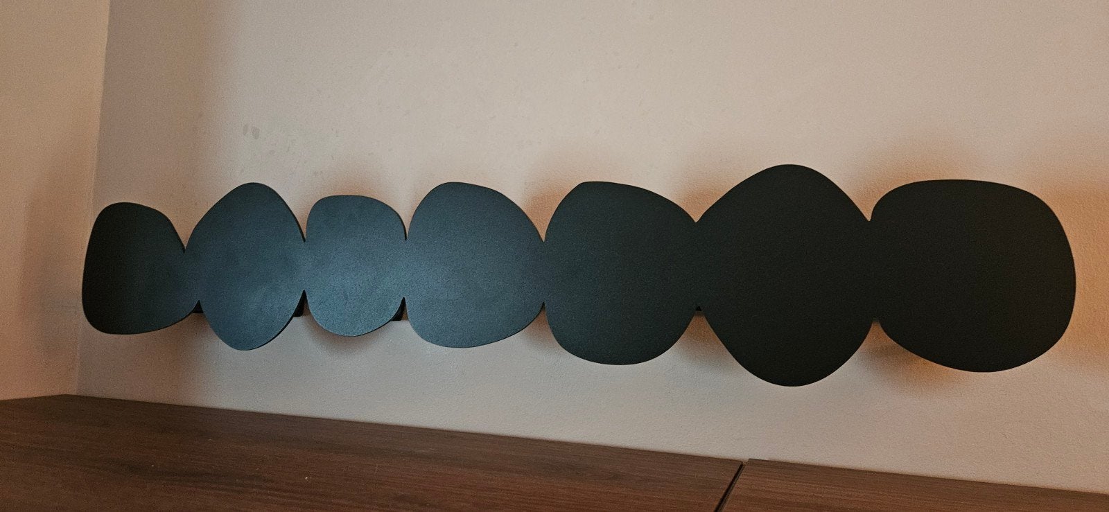 Design wandkapstok met 7 haken, Huis en Inrichting, Woonaccessoires | Kapstokken, Gebruikt, Minder dan 100 cm, Metaal, Ophalen