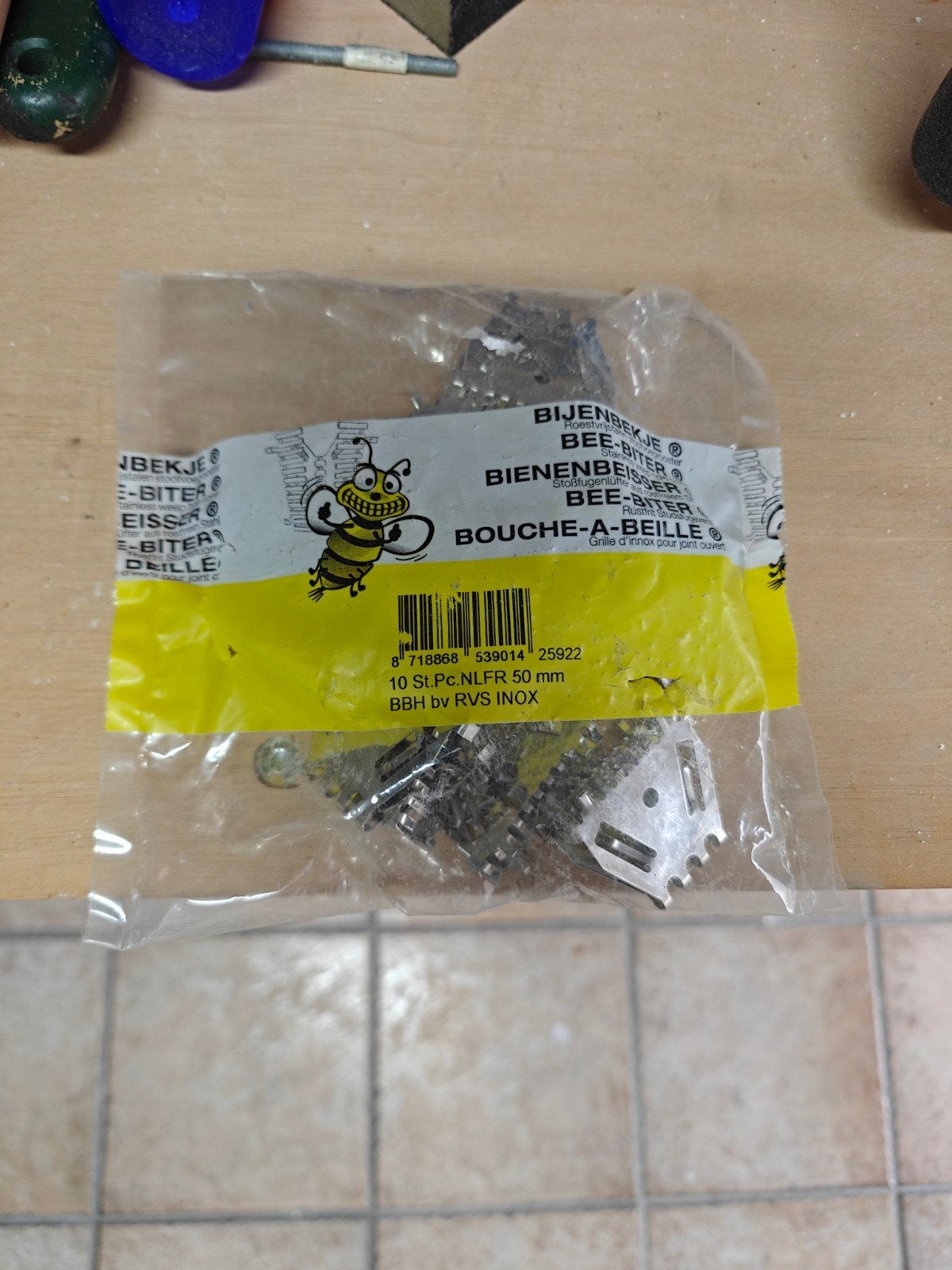 Bijenbekje RVS INOX 50 mm - 10 stuks, 50 tot 100 mm, Overige typen, Nieuw, Ophalen of Verzenden