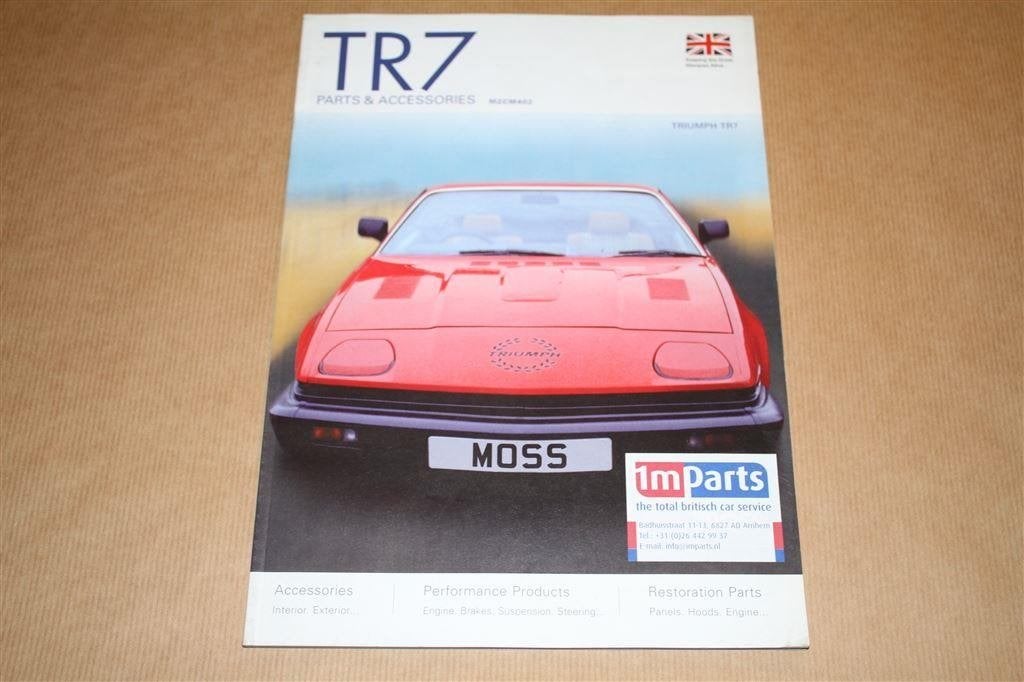 Triumph TR7 Parts & Accessories Catalogue, Auto diversen, Ophalen of Verzenden