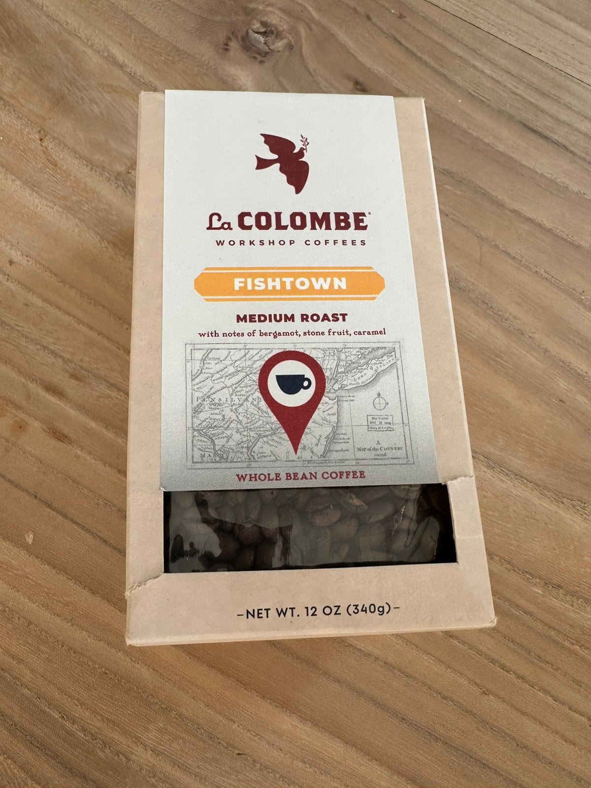 Nieuw! la Colombe medium roast koffiebonen 340 gram, Ophalen of Verzenden