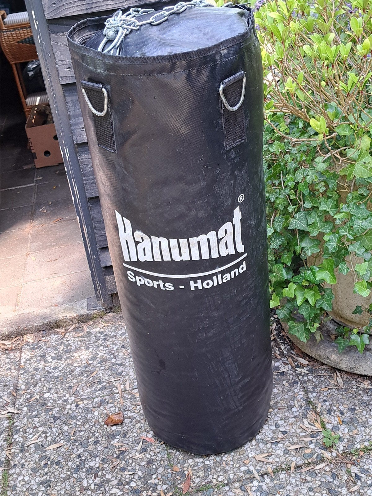 Hanumat bokszak inclusief ketting, Ophalen of Verzenden, Zo goed als nieuw, Bokszak