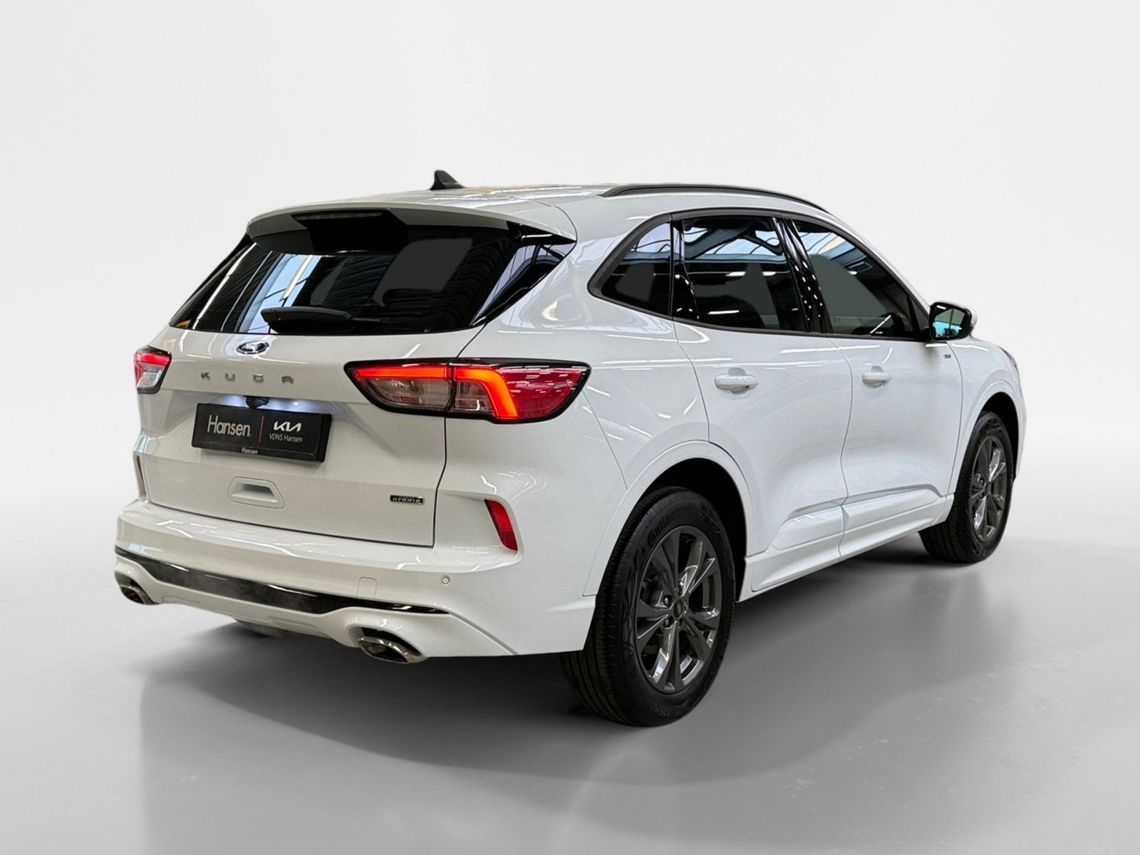 Ford Kuga 2.5 PHEV ST-Line I Navi I Cruise Control I Winterp, Auto's, Gebruikt, Euro 6, 4 cilinders, Wit