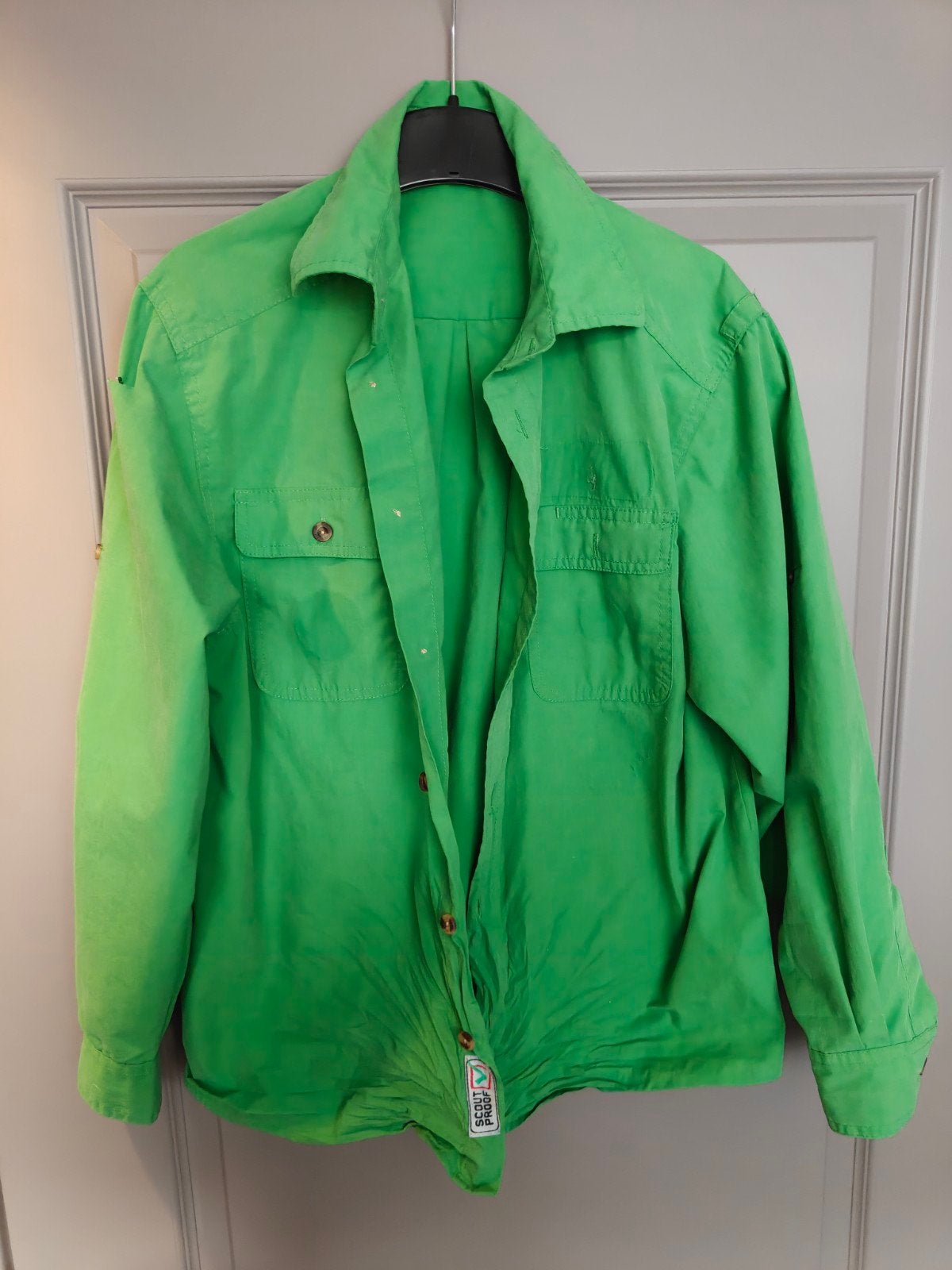 Scout Overhemd blouse Maat 158 - Groen welpen, Ophalen of Verzenden, Gebruikt, Kleding