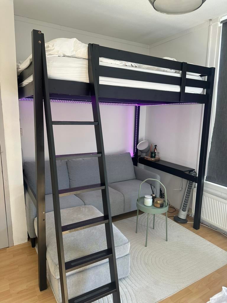 STUDENTEN UITZET- in 1x klaar!, Huis en Inrichting, Slaapkamer | Stapelbedden en Hoogslapers, Ophalen, 90 cm, Eenpersoons, Zo goed als nieuw