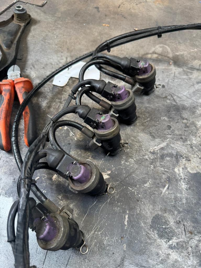 Set van 5 originele Vialle V15 LPG injectoren paars, Ophalen of Verzenden, Volvo