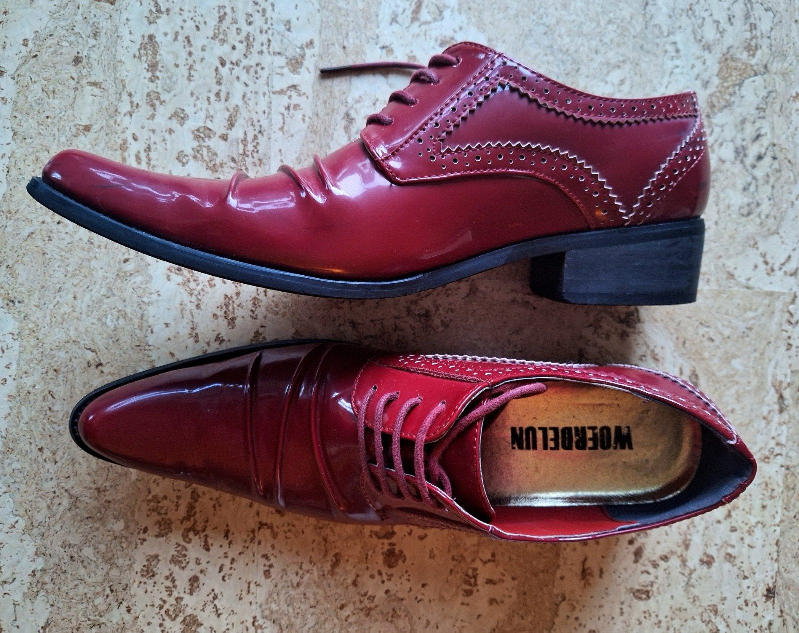Lakschoenen maat 41, Ophalen of Verzenden, Zo goed als nieuw, Veterschoenen