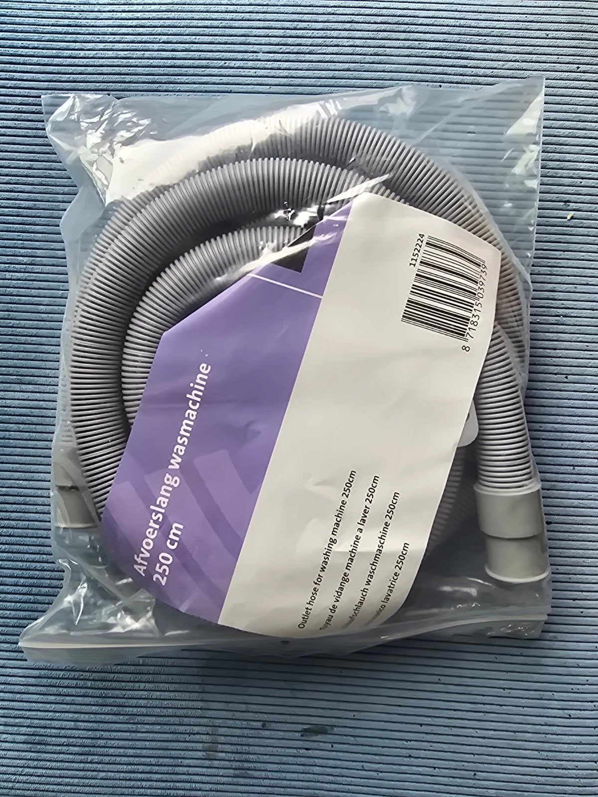 Afvoerslang wasmachine 250 cm, Ophalen of Verzenden, Nieuw