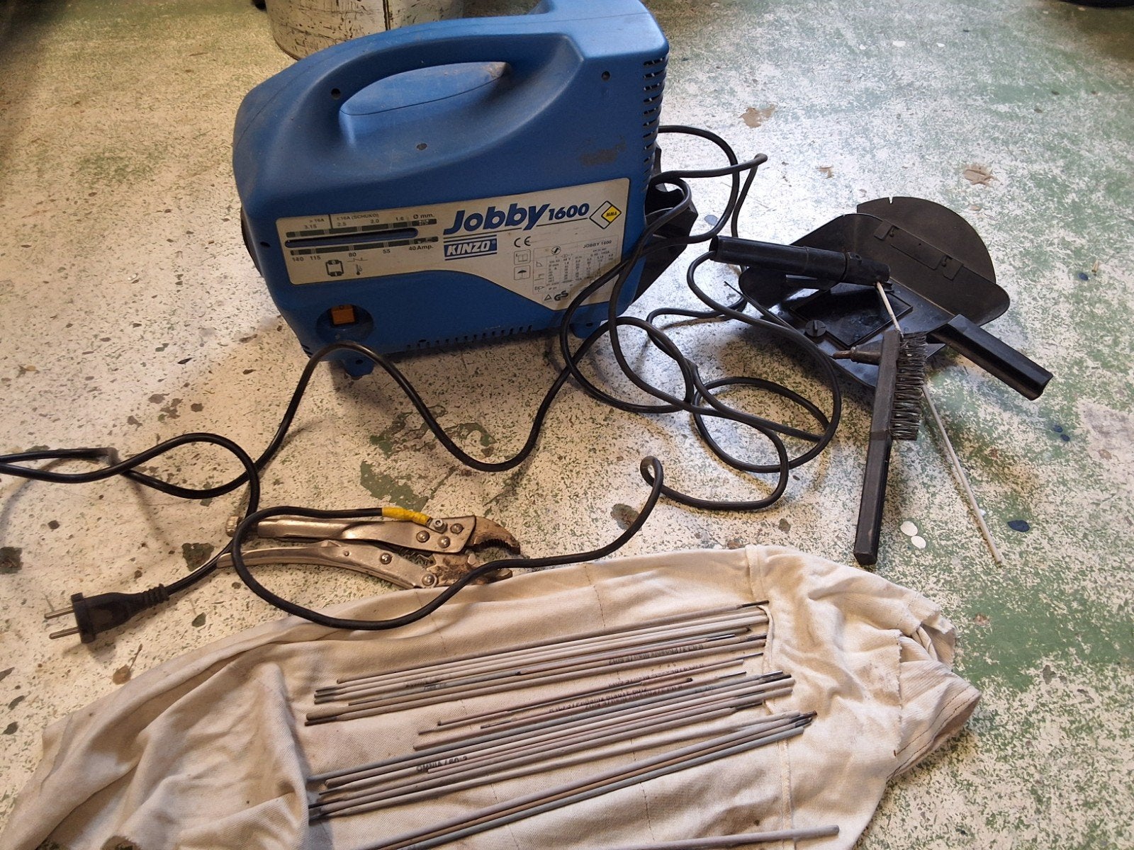 Lasapparaat Kinzo Jobby 1600 met accessoires, Ophalen