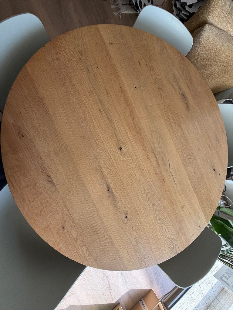 Foto 8 van eettafel massief eikenhout