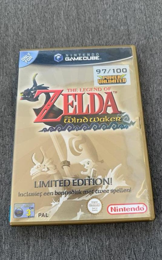 Zelda Wind Waker Limited Edition GameCube (PAL), Avontuur en Actie, 1 speler, Ophalen of Verzenden, Zo goed als nieuw