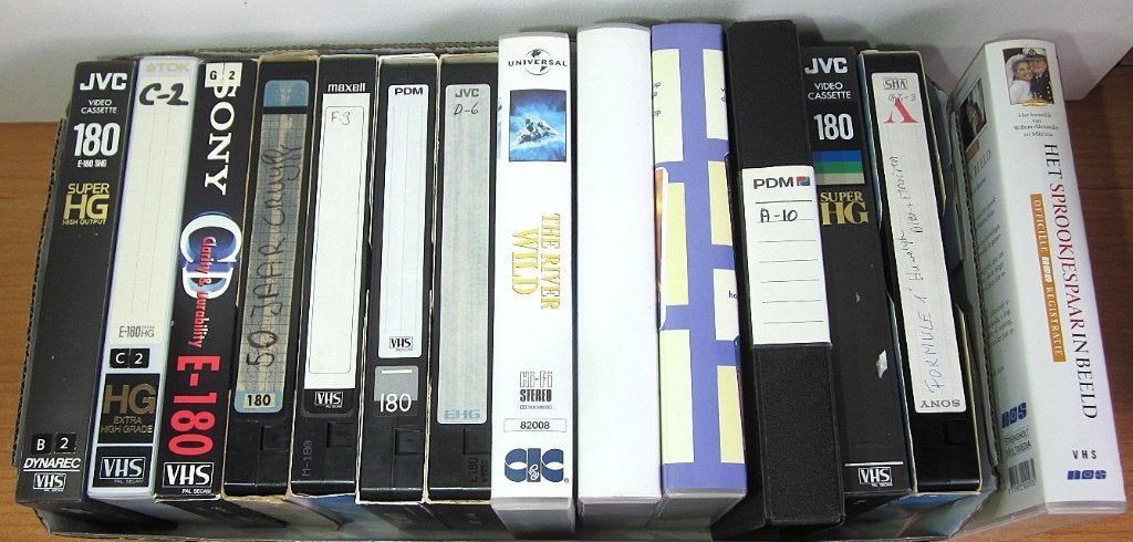 14 goede VHS-banden met div. opgenomen tv-programma's -films, Cd's en Dvd's, VHS | Film, Alle leeftijden, Ophalen, Gebruikt, Overige genres