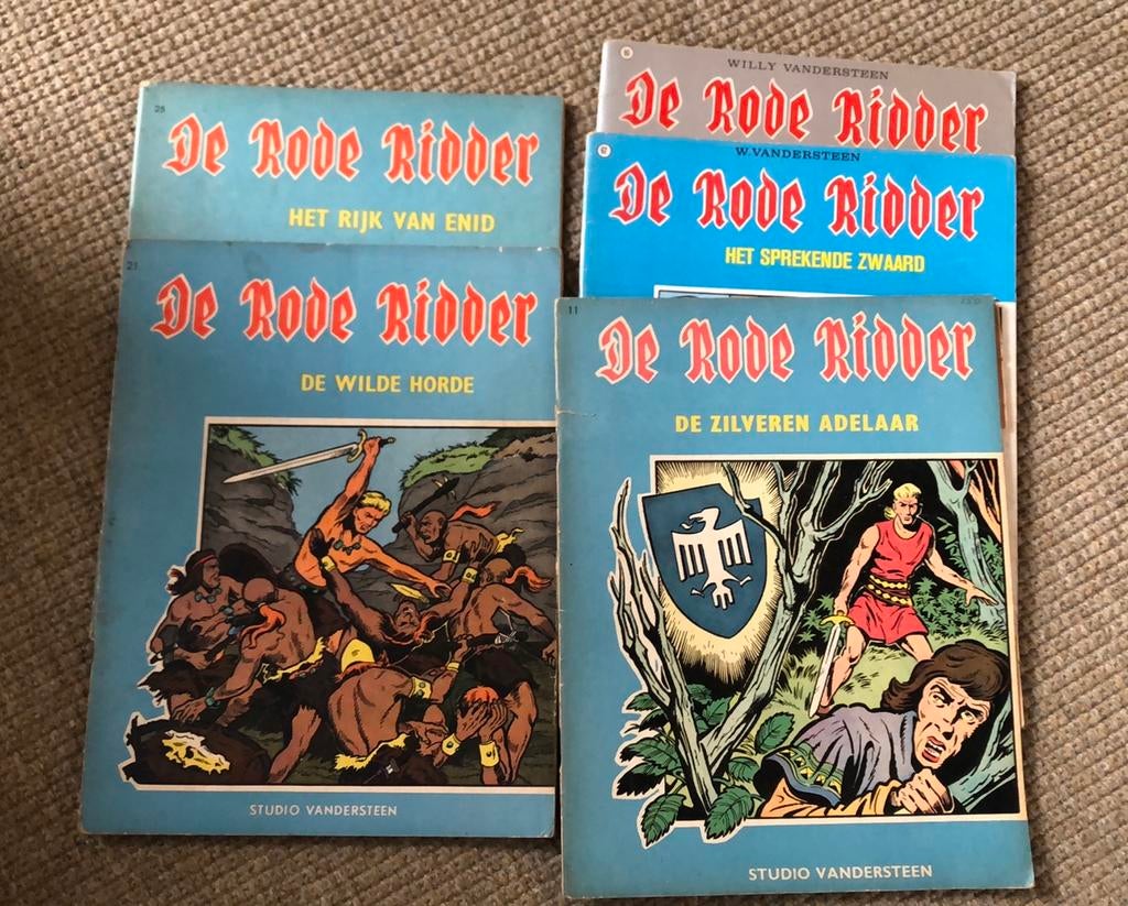 De rode ridder 11, 21, 25, 62 en 86, Boeken, Strips | Comics, Meerdere comics, Ophalen, Gelezen, Europa
