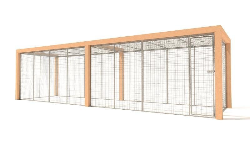 Luxe Kippenren Kiki Gegalvaniseerd, Ophalen of Verzenden, Nieuw, Kippenhok of Kippenren