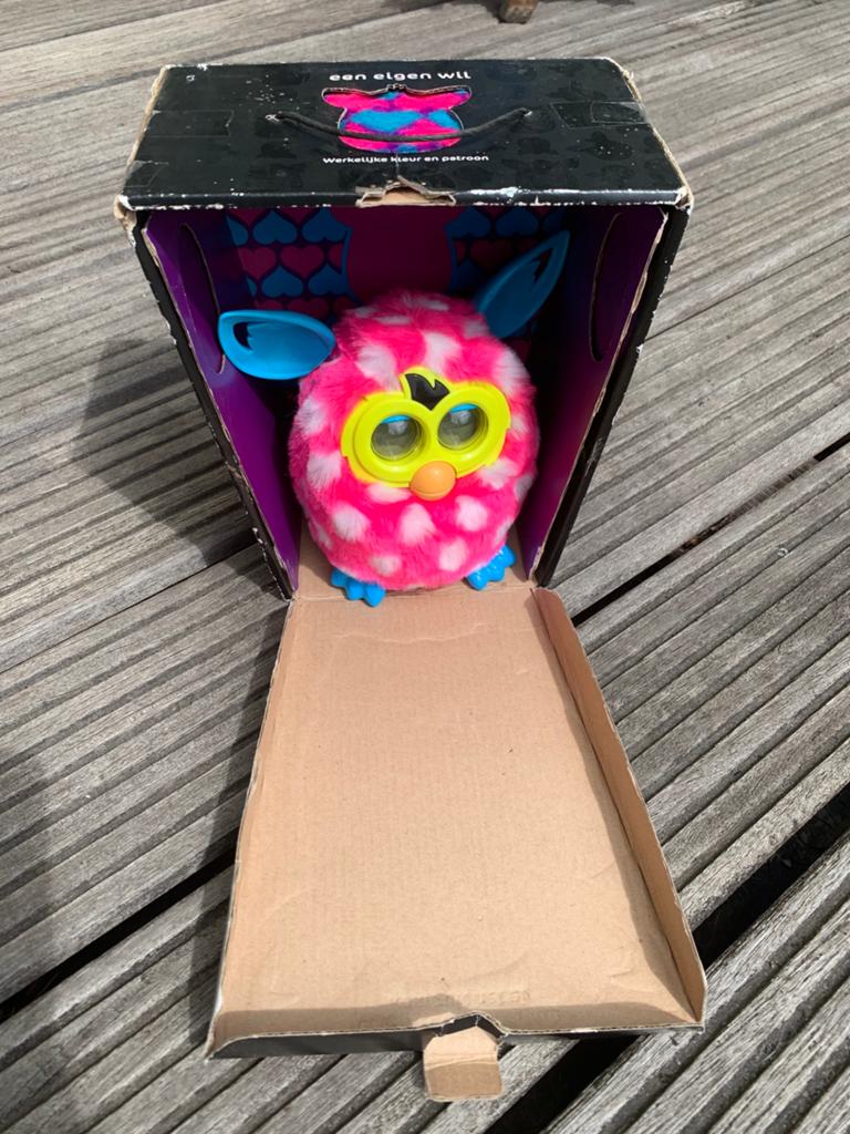 Furby boom in doos zeer net  werkt prima polka dots, Ophalen of Verzenden, Zo goed als nieuw, Jongen of Meisje