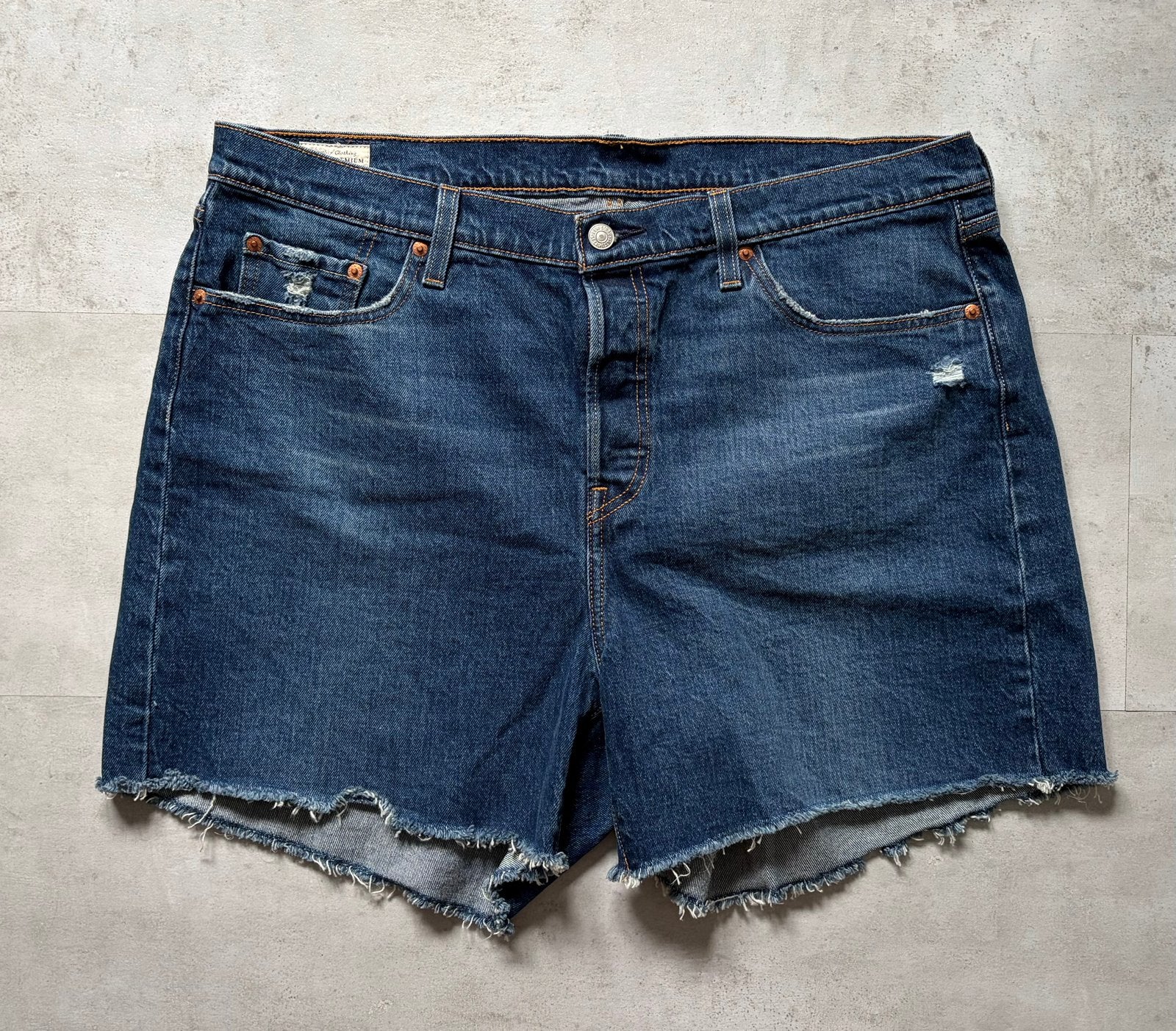 Dames korte broek Levi’s, XXL, Ophalen of Verzenden, Zo goed als nieuw, Blauw, W33 - W36 (confectie 42/44)