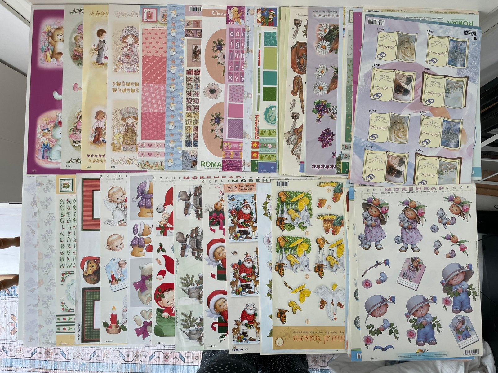 Knipvellen, Kaarten en Stickers Hobby / Knutselen, Hobby en Vrije tijd, Meerkleurig, Ophalen of Verzenden, Zo goed als nieuw, Papier of Karton