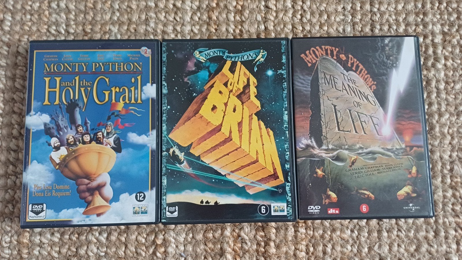 Monty Python: Holy Grail, Life of Brian, Meaning of Life, Ophalen of Verzenden