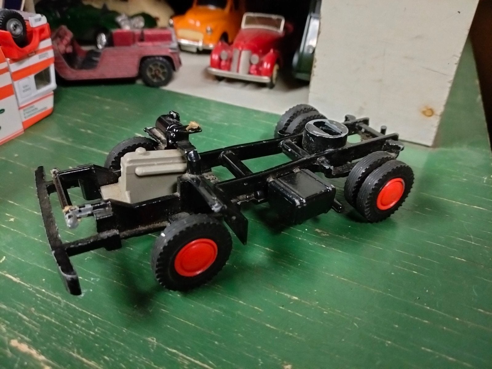 Daf Chassis 58 Lion Car, Ophalen of Verzenden, Bus of Vrachtwagen, Lion Toys