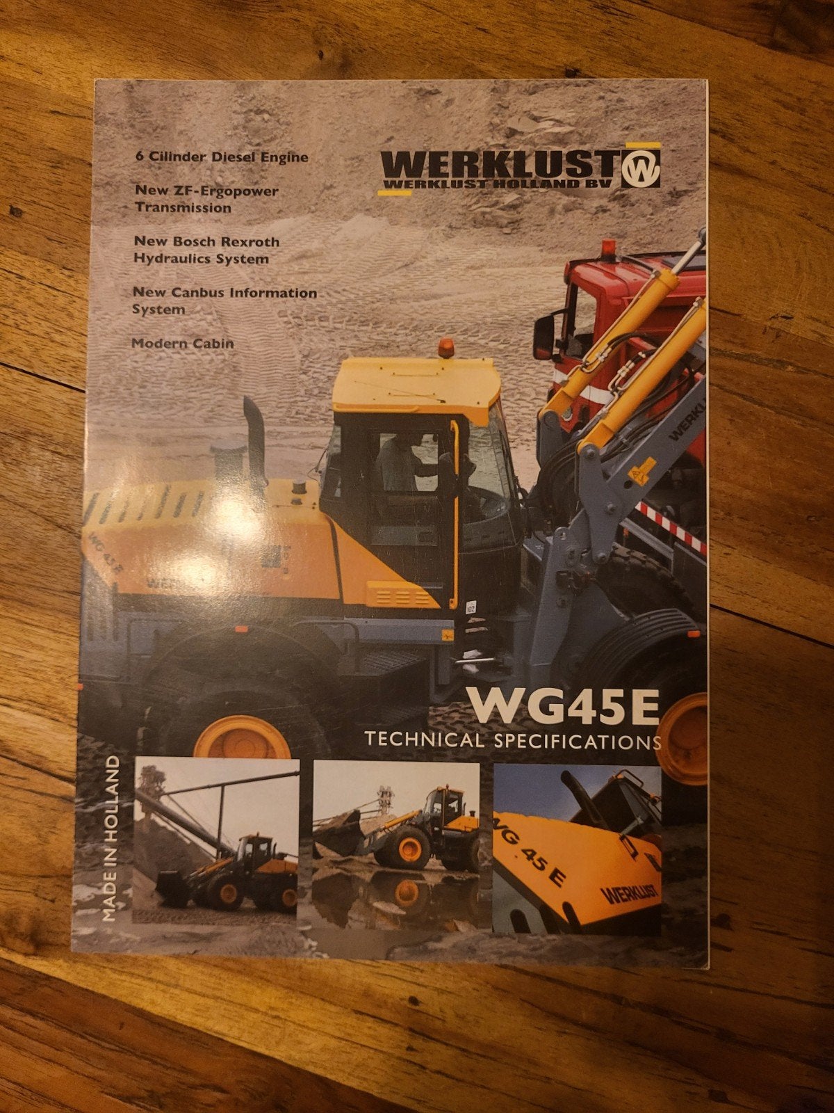 Werklust WG45E loader technicus specifications, Ophalen of Verzenden, Zo goed als nieuw